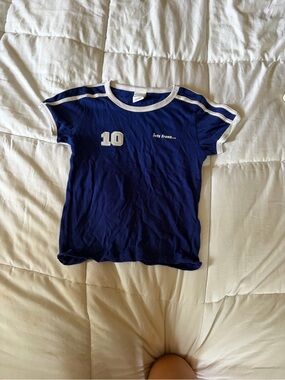 French graphic baby tee